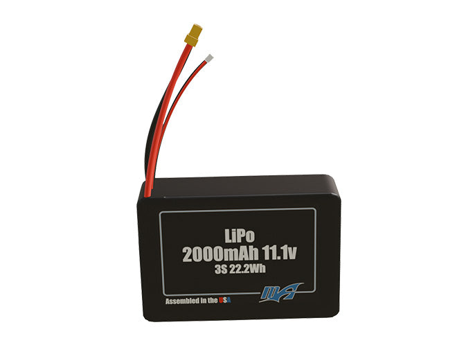 LiPo 2000mAh 3S 11.1v Battery Pack