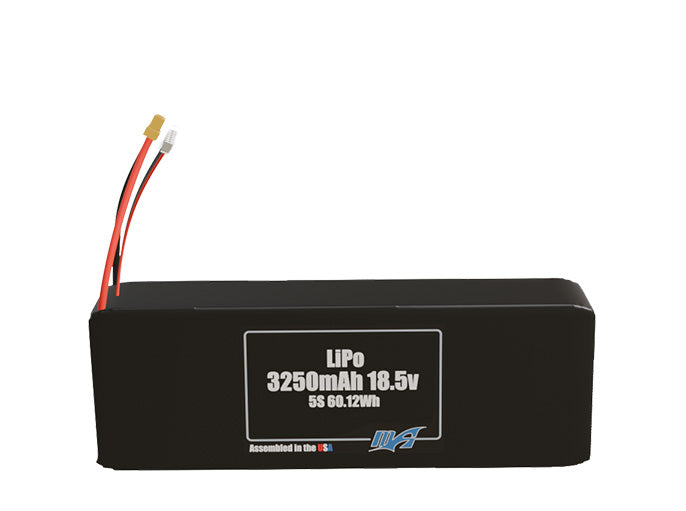 LiPo 3250mAh 5S 18.5v Battery Pack