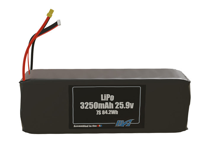 LiPo 3250mAh 7S 25.9v Battery Pack
