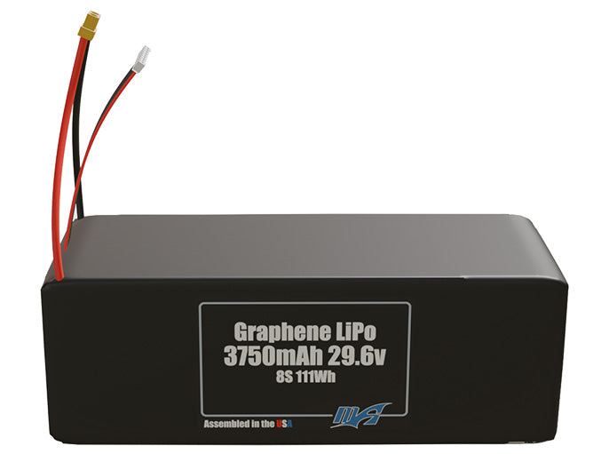 Graphene LiPo 3750mAh 8S 29.6v Battery Pack