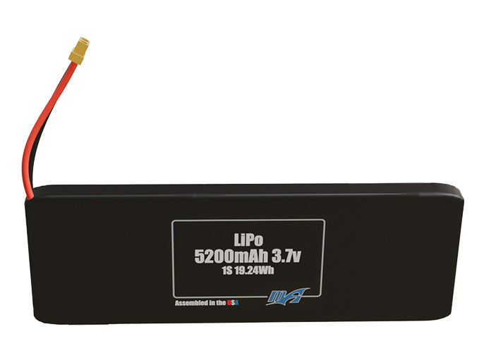 Graphene LiPo 5200mAh 1S 3.7v Battery Pack