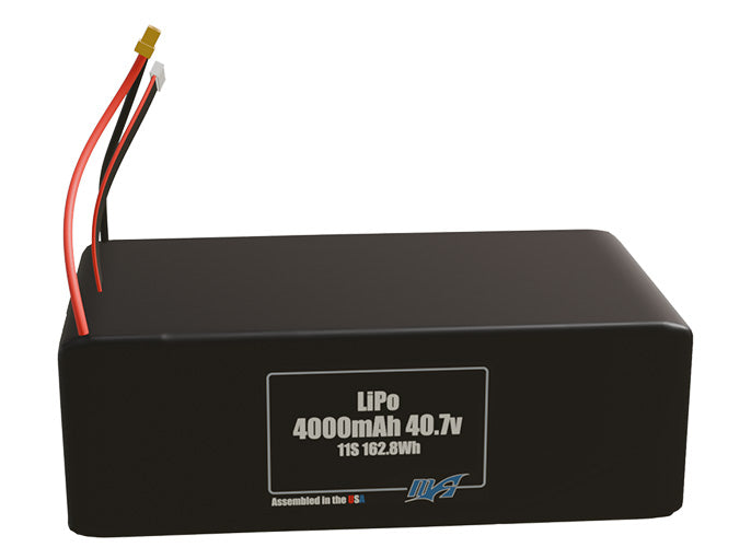 LiPo 4000mAh 11S 40.7v Battery Pack