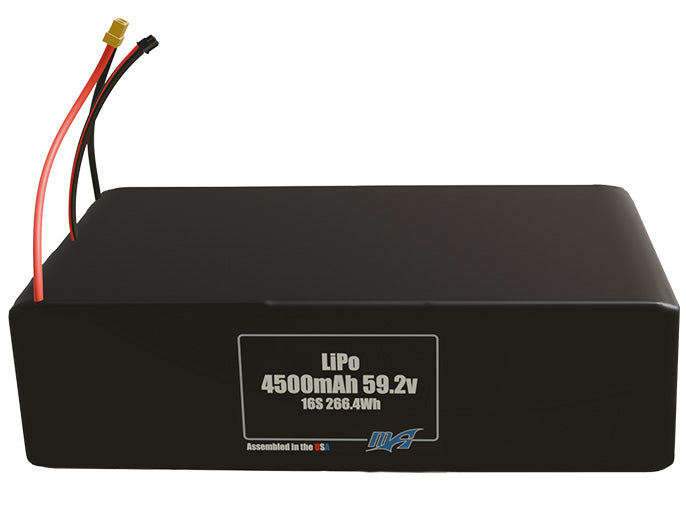 LiPo 4500mAh 16S 59.2v Battery Pack