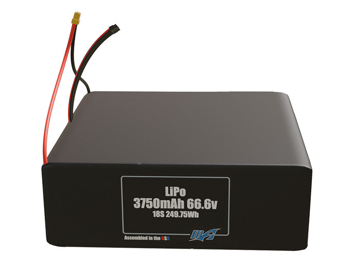 Graphene LiPo 3750mAh 18S 66.6v Battery Pack