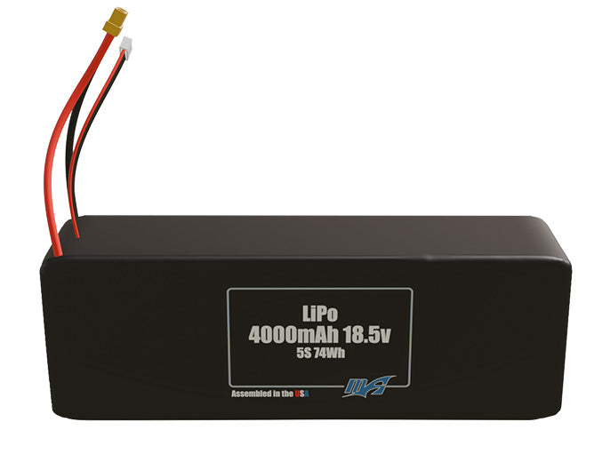 LiPo 4000mAh 5S 18.5v Battery Pack