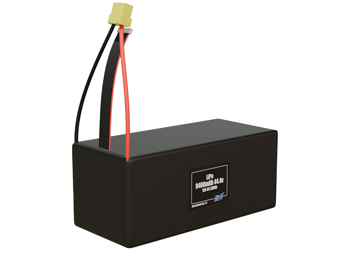 LiPo 9400mAh 12S 44.4v Battery Pack