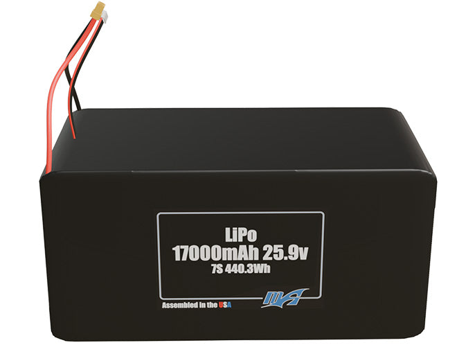 LiPo 17000mAh 7S 25.9v Battery Pack