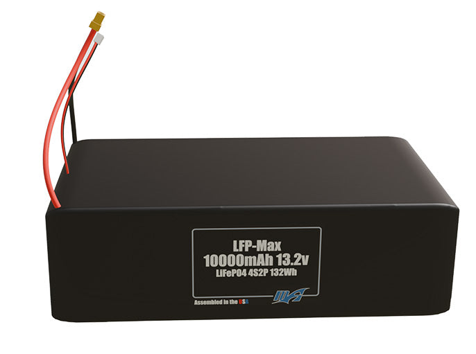 LFP-Max LiFePO4 10000 4S2P 13.2v Battery Pack