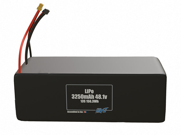 LiPo 3250mAh 13S 48.1v Battery Pack