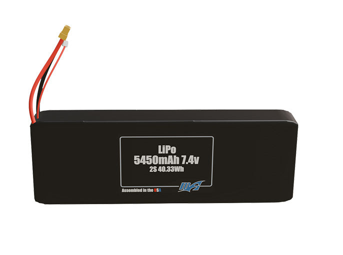 LiPo 5450mAh 2S 7.4v Battery Pack
