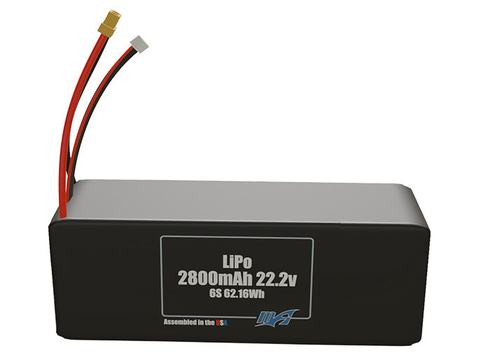 LiPo 2800mAh 6S 22.2v Battery Pack