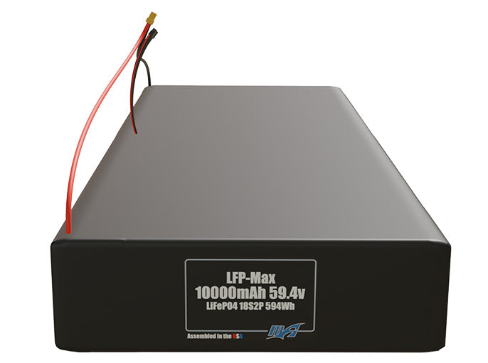 LFP-Max LiFePO4 10000 18S2P 59.4v Battery Pack