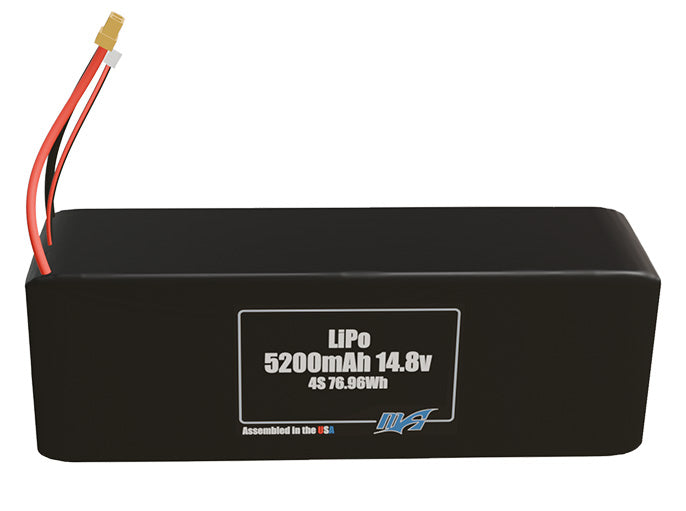 Graphene LiPo 5200mAh 4S 14.8v Battery Pack
