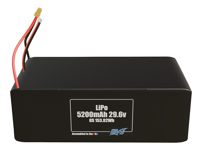 Graphene LiPo 5200mAh 8S 29.6v Battery Pack