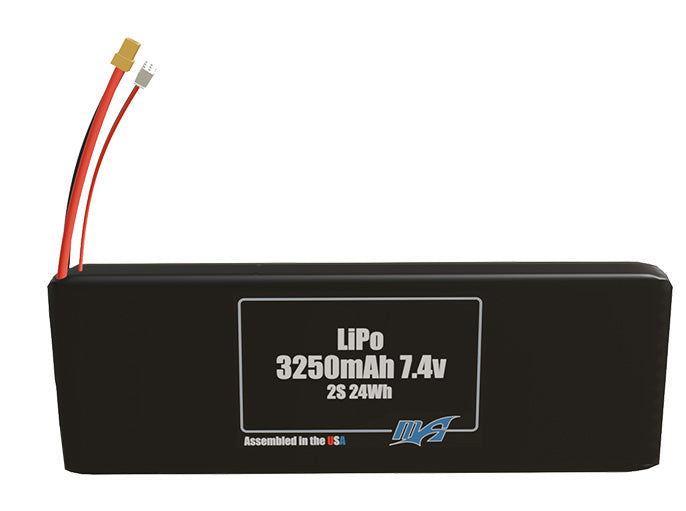 LiPo 3250mAh 2S 7.4v Battery Pack