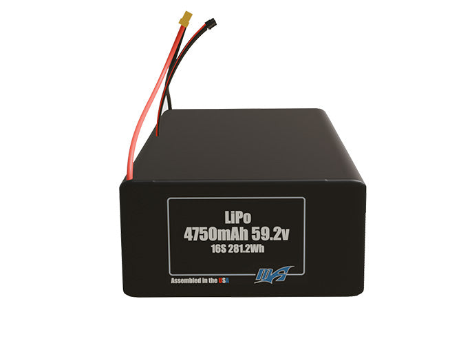 LiPo 4750mAh 16S 59.2v Battery Pack