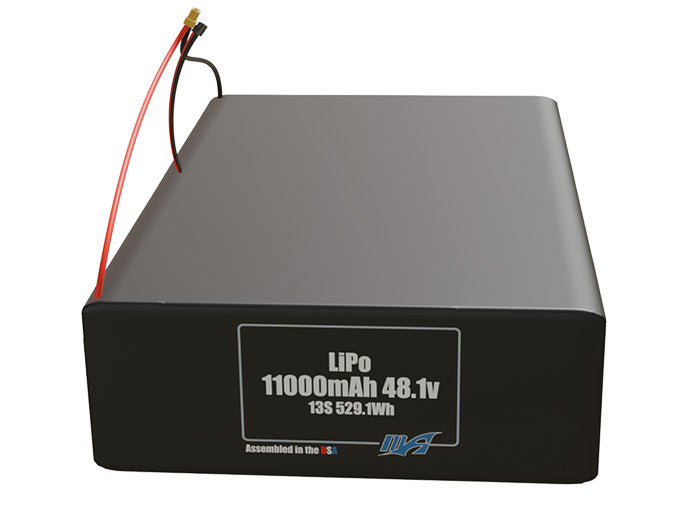 LiPo 22000mAh 13S2P 48.1v Battery Pack