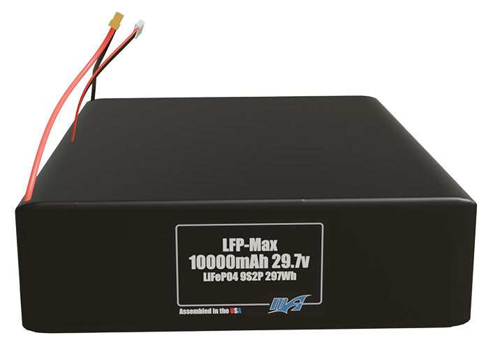 LFP-Max LiFePO4 10000 9S2P 29.7v Battery Pack