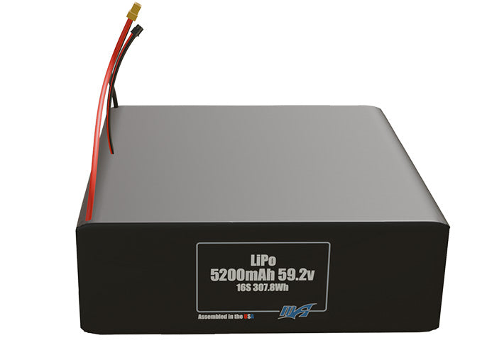 Graphene LiPo 5200mAh 16S 59.2v Battery Pack
