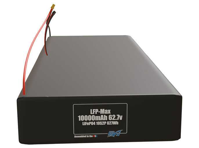 LFP-Max LiFePO4 10000 19S2P 62.7v Battery Pack