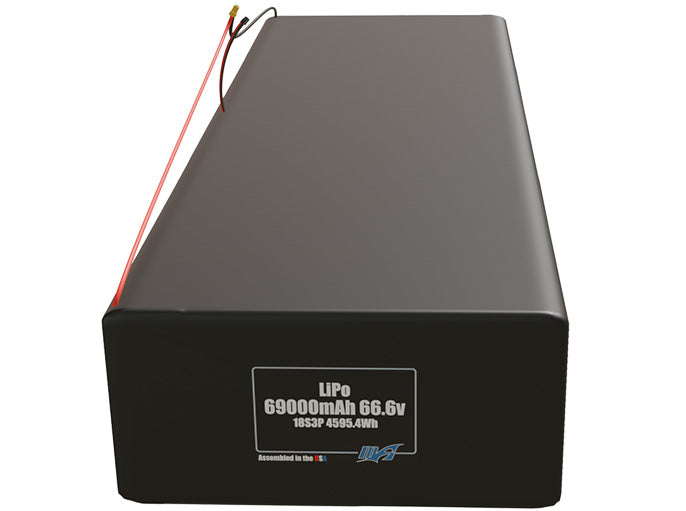 LiPo 69000mAh 18S3P 66.6v Battery Pack
