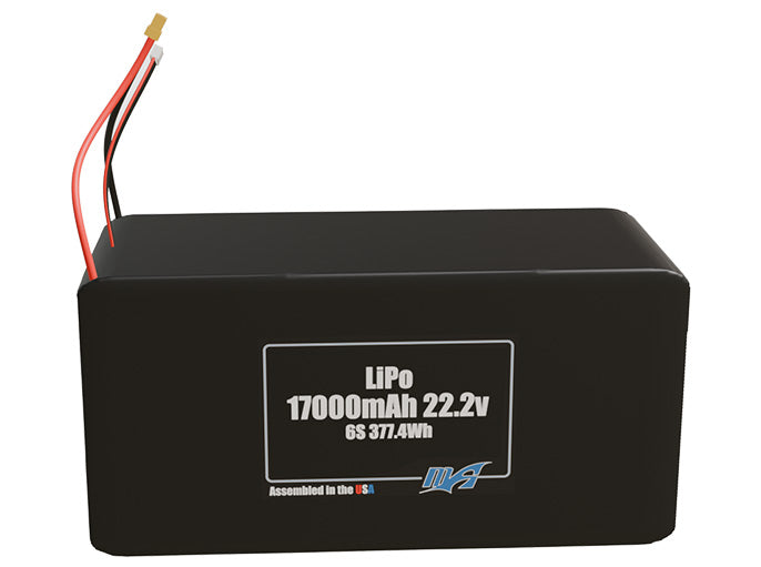 LiPo 17000mAh 6S 22.2v Battery Pack