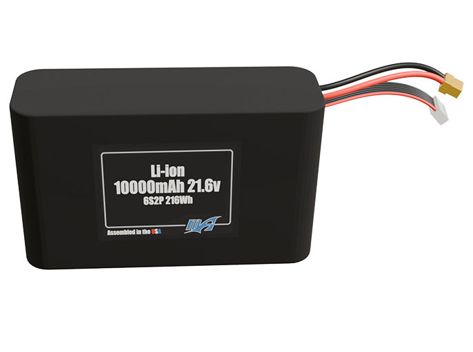 Li-ion 10000mAh 6S2P 21.6v Battery Pack