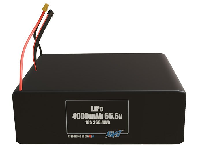 LiPo 4000mAh 18S 66.6v Battery Pack
