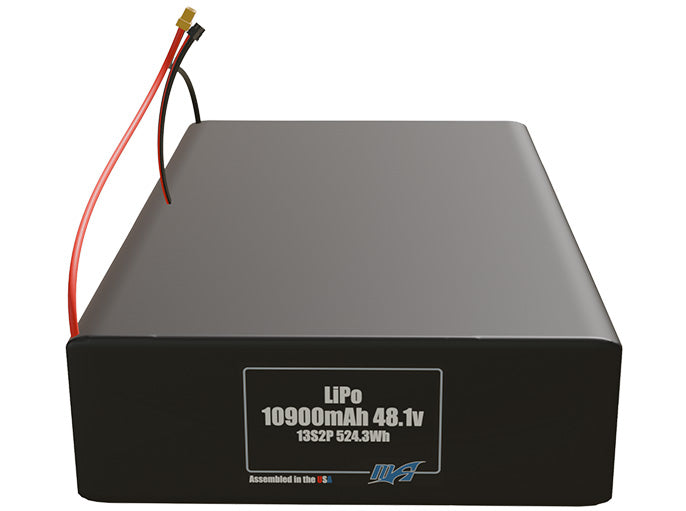 LiPo 10900mAh 13S2P 48.1v Battery Pack