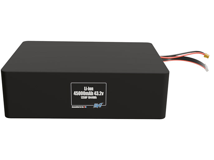 Li-ion 45000mAh 12S9P 43.2v Battery Pack