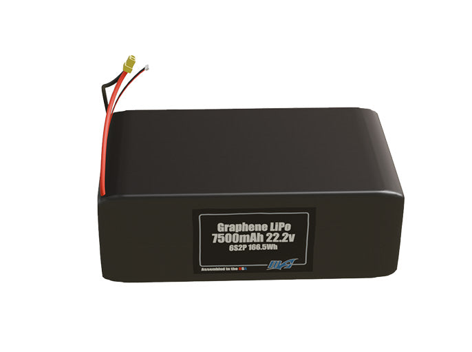 Graphene LiPo 7500mAh 6S2P 22.2v Battery Pack