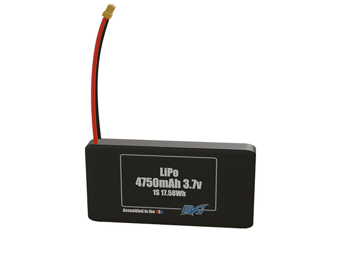 LiPo 4750mAh 1S 3.7v Battery Pack