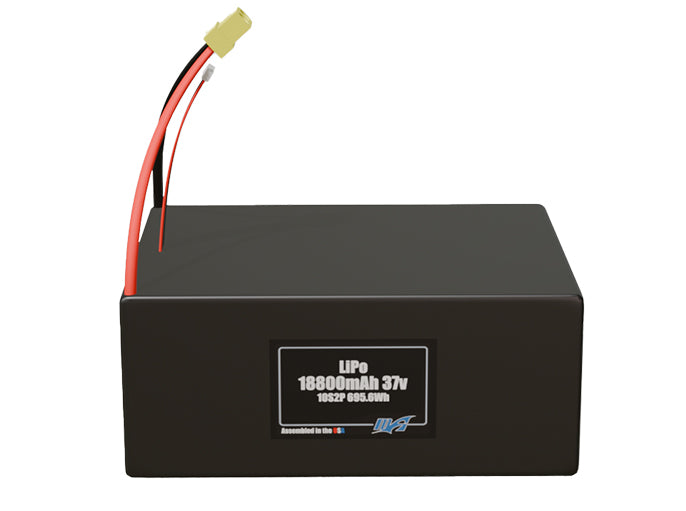 LiPo 18800mAh 10S2P 37v Battery Pack