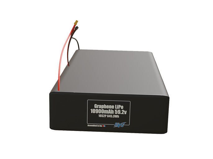 LiPo 10900mAh 16S2P 59.2v Battery Pack
