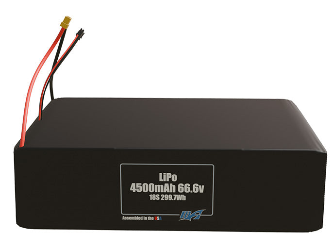LiPo 4500mAh 18S 66.6v Battery Pack