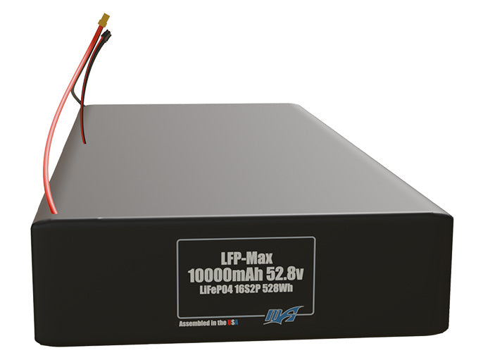 LFP-Max LiFePO4 10000 16S2P 52.8v Battery Pack