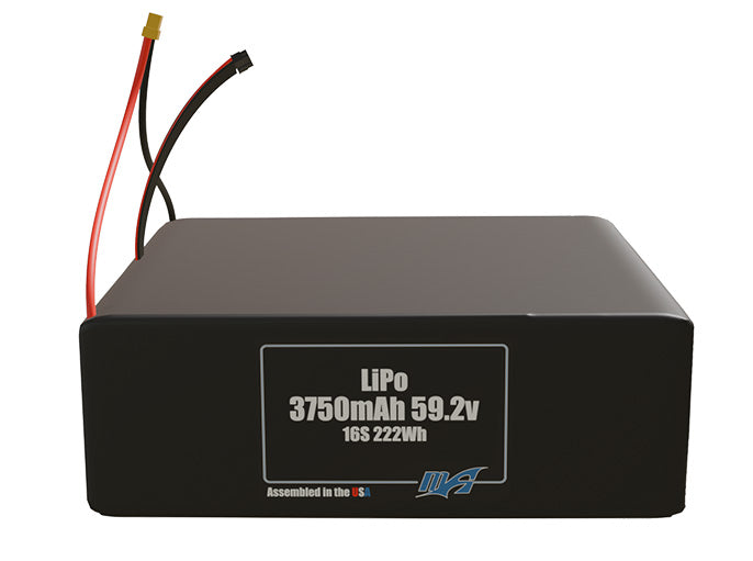 Graphene LiPo 3750mAh 16S 59.2v Battery Pack