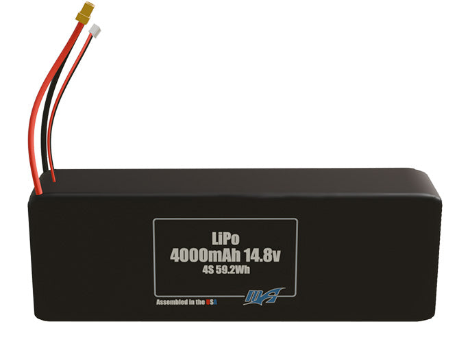 LiPo 4000mAh 4S 14.8v Battery Pack