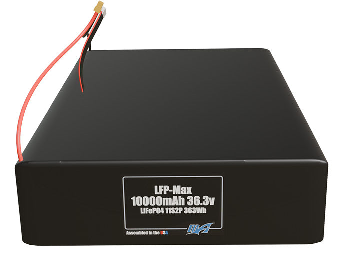 LFP-Max LiFePO4 10000 11S2P 36.3v Battery Pack