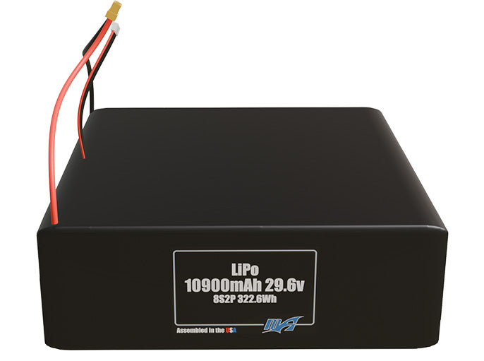 LiPo 10900mAh 8S2P 29.6v Battery Pack