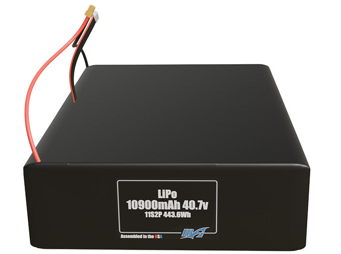 LiPo 10900mAh 11S2P 40.7v Battery Pack