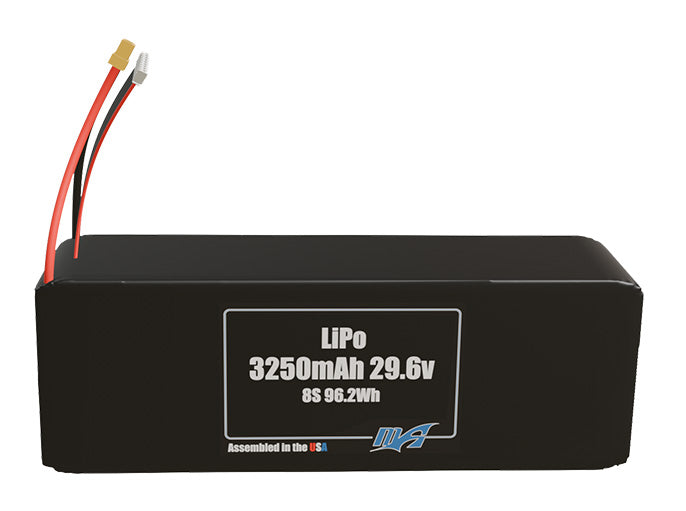 LiPo 3250mAh 8S 29.6v Battery Pack