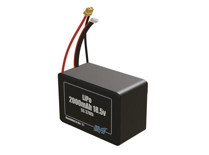 LiPo 2000mAh 5S 18.5v Battery Pack
