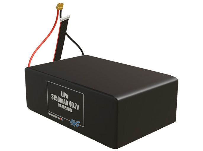 Graphene LiPo 3750mAh 11S 40.7v Battery Pack