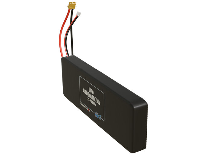 LiPo 4000mAh 2S 7.4v Battery Pack