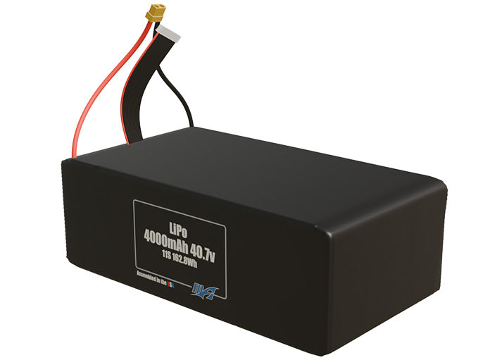 LiPo 4000mAh 11S 40.7v Battery Pack
