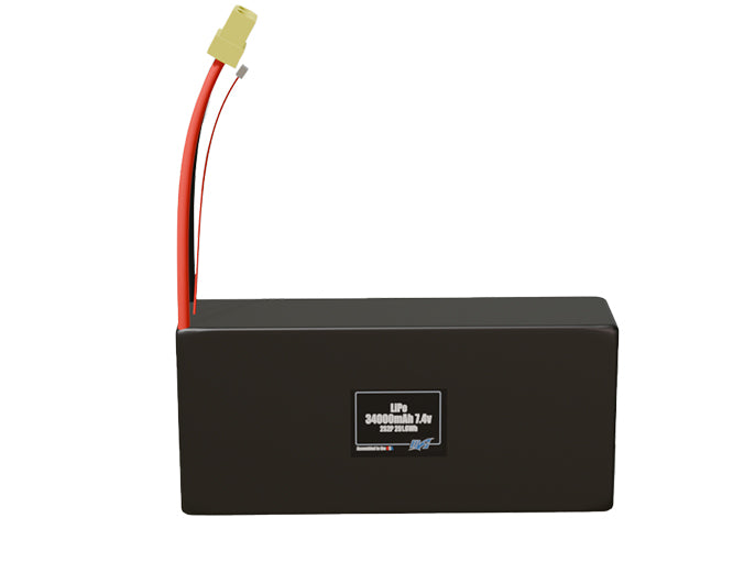 LiPo 34000mAh 2S2P 7.4v Battery Pack