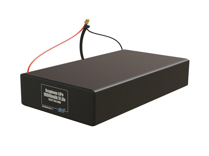 LiPo 10900mAh 14S2P 51.8v Battery Pack