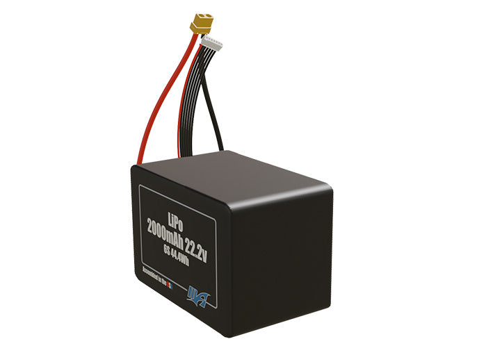 LiPo 2000mAh 6S 22.2v Battery Pack