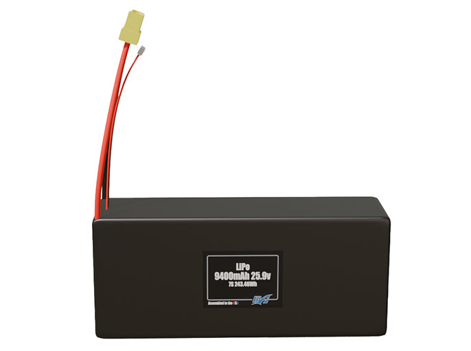 LiPo 9400mAh 7S 25.9v Battery Pack